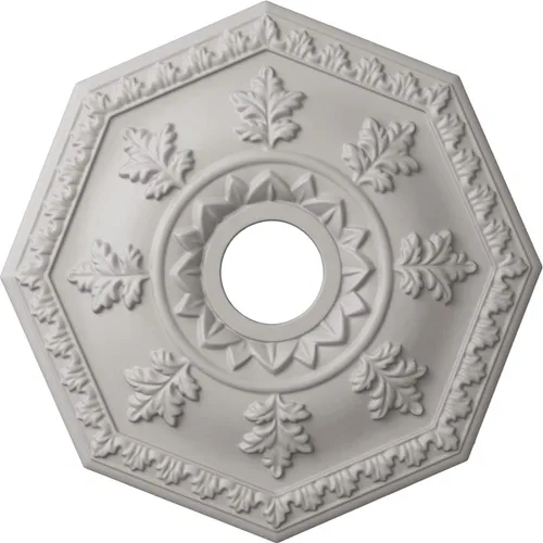 Miniatura 25 de Ekena Millwork CM18NTFCS Nottingham Medallón de techo, cobre flash