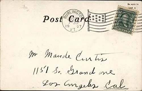 Miniatura 2 de St. Joseph's Parish House Burlington, Vermont VT Original Antique Postcard 1907