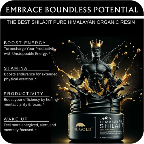 Miniatura 6 de THE GOLD Shilajit - Resina Shilajit Shilajit orgánica pura del Himalaya para hombres y mujeres, prueba de laboratorio en grado de Estados Unidos A+