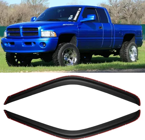 Miniatura 29 de Visores para ventanas y protectores contra la lluvia para Ford F150 de cabina estándar 1980-1996, Deflectores de viento y protectores para ventanas
