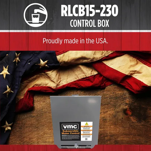 Miniatura 5 de Red Lion RLCB15-230 Caja de control VMC de 1.5 HP 230 voltios para bomba de pozo sumergible, gris, 640222