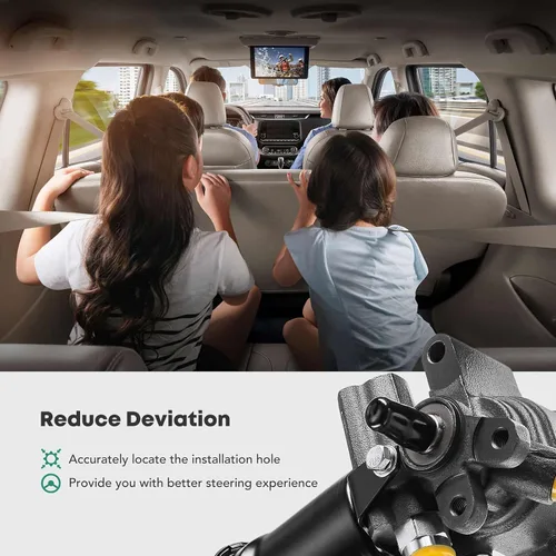Miniatura 7 de YHTAUTO Bomba de dirección asistida con depósito de repuesto para Toyota 4Runner 1988-1995, Pickup (Hilux) 1988-1995 V6 3.0L 3VZFE, bomba