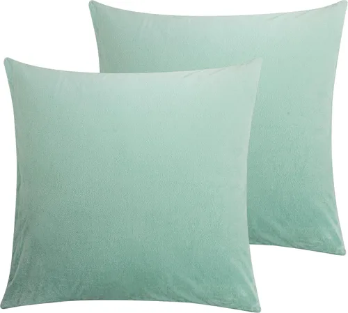 Miniatura 111 de NTBAY - Fundas de almohada de terciopelo con cierre para niños pequeños, 2 unidades, acogedoras, de lujo, de franela y felpa, para viajes, 33 x 46