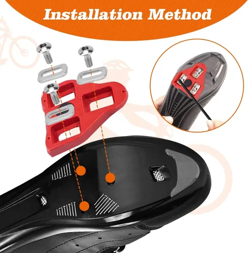 Miniatura 5 de Delta - Tornillos para tacos SPD, tornillos de repuesto compatibles con tacos de bicicleta Delta, llave de clip SPD, tornillos de tacos Delta