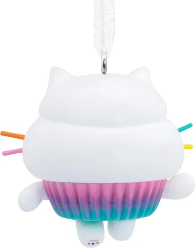 Miniatura 2 de Adorno colgante de Navidad de Hallmark DreamWorks Animation Gabby's Dollhouse Cakey Cat