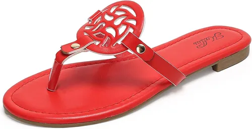 Miniatura 9 de katliu Sandalias Planas para Mujer, Sandalias de Tiras Cómodas, Sandalias de Vestir con Correa de Vestir