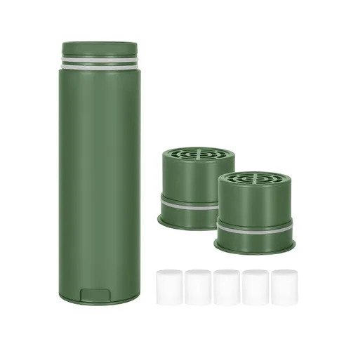 Miniatura 7 de Timain Bomba de filtro de agua portátil para exteriores, sistemas de filtración de agua, perfecta para viajes, camping, senderismo, pesca, caza