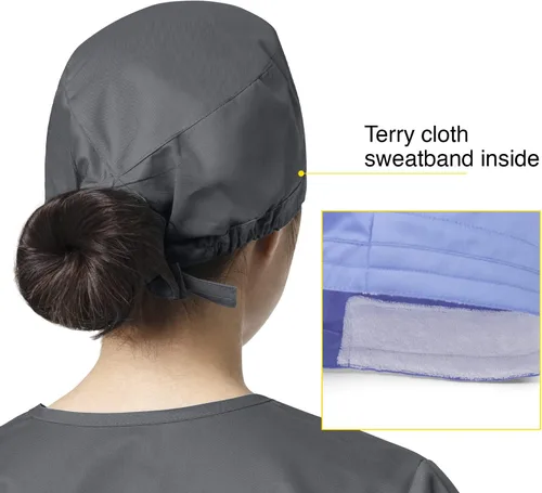 Miniatura 3 de WonderWink Men's Tie Back Scrub Cap
