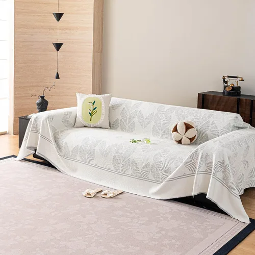 Miniatura 67 de ROOMLIFE Funda de sofá con estampado de leopardo para sofá de 3 plazas, lavable, protector de muebles para perros, funda de sofá suave