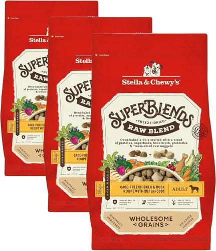 Miniatura 18 de Stella & Chewy's SuperBlends - Mezcla cruda con granos sanos, receta de pescado blanco y salmón capturados en la naturaleza con superalimentos