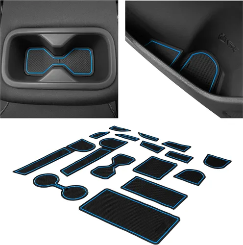 CupHolderHero Compatible con accesorios Nissan Altima 2019-2024 - Insertos de portavasos antideslizantes antipolvo, tapetes para consola central,