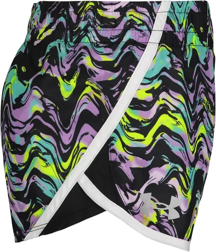 Miniatura 2 de Under Armour Girls Fly by Short, Elastic Waistband, Logo Detail, Lightweight