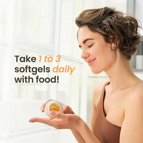 Miniatura 9 de Zippi Omega 3-6-7-9 Camelina Softgels - Suplemento de ácidos grasos Omega 3-6-7-9 a base de plantas Ayuda a apoyar el cerebro, hígado