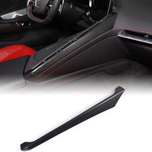Miniatura 14 de CHEAYAR Funda de cargador de teléfono con patrón de fibra de carbono compatible con Chevrolet Corvette C8 2020-2023, funda de carga inalámbrica
