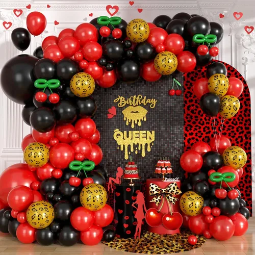 Miniatura 19 de Kit de Arco de Globos Paready Graduación 2025, 120 Piezas de Arco de Globos Graduación Negro y Dorado, Globos de Confeti Negro y Dorado Metálicos