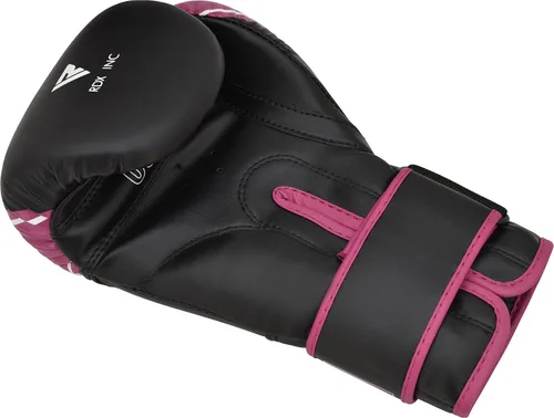 Miniatura 7 de Guantes de boxeo para niños RDX, 4 oz y 6 oz, Junior, de cuero Maya, con palma ventilada, para entrenamiento, Muay Thai, sparring, kickboxing, Rosa