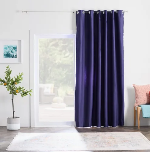 Miniatura 12 de Linenspa Juego de 2 paneles de cortinas opacas 85% - Cortinas negras de 84 pulgadas de largo, aislamiento térmico, reducción de ruido, esenciales