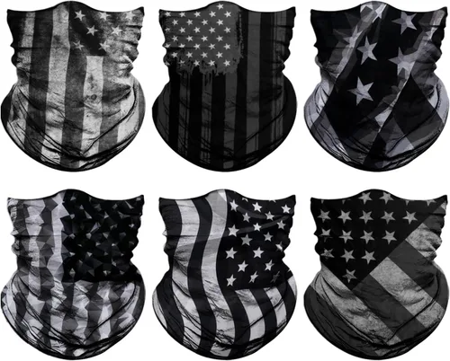 Miniatura 14 de Polaina para el cuello para hombres y mujeres, bandana para la cabeza, bufanda para la cara, cubrebocas, calentador, pasamontañas, sin costuras