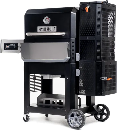 Miniatura 3 de Masterbuilt Gravity Series 800 Parrilla ahumadora - Parrilla de carbón más inserto de plancha, control digital, conectividad de aplicaciones, 800