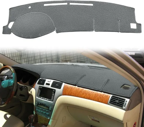 Miniatura 8 de Funda para salpicadero Fcovergurus de ajuste personalizado para Lexus ES300 ES330, protector de alfombrilla para salpicadero F116 (Beige)