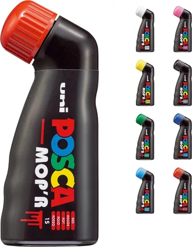 Miniatura 7 de Posca MOP'R PCM-22 - Rotuladores de pintura a base de agua, punta redonda (22mm), rosa