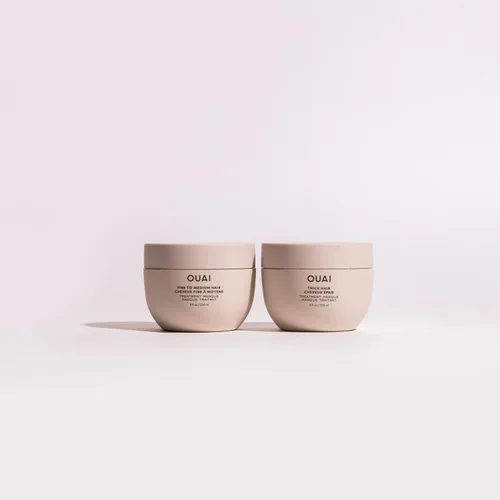 Miniatura 9 de OUAI Juego de champú, acondicionador y mascarilla de tratamiento para cabello fino, voluminizadora, fortalecedora, reparadora, 3