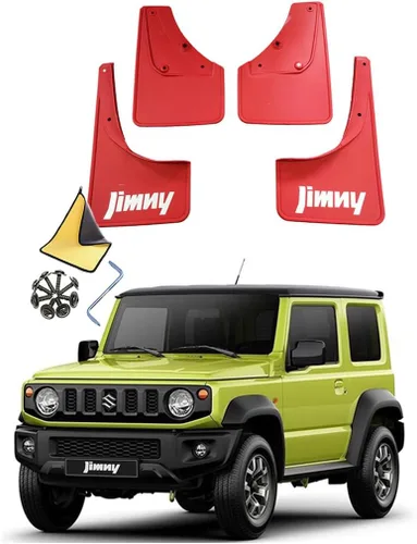 Miniatura 8 de Guardabarros de coche para Suzuki Jimny HJ BJ64 BJ74 2019-2025 Molded Custom Guardabarros delantero y trasero, guardabarros, kit de 4 accesorios