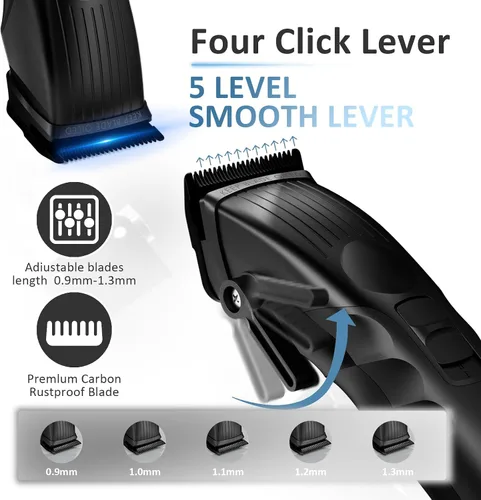 Miniatura 6 de Supreme Trimmer 2Spee STC922 - Cortadora de pelo profesional inalámbrica con hoja extraíble Tiempo de funcionamiento de 210 minutos, motor de 2