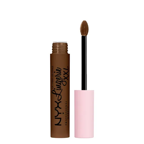 Miniatura 19 de NYX PROFESSIONAL MAKEUP Lip Lingerie XXL Lápiz Labial Líquido Mate - Candela Babe (Warm Rose Nude)