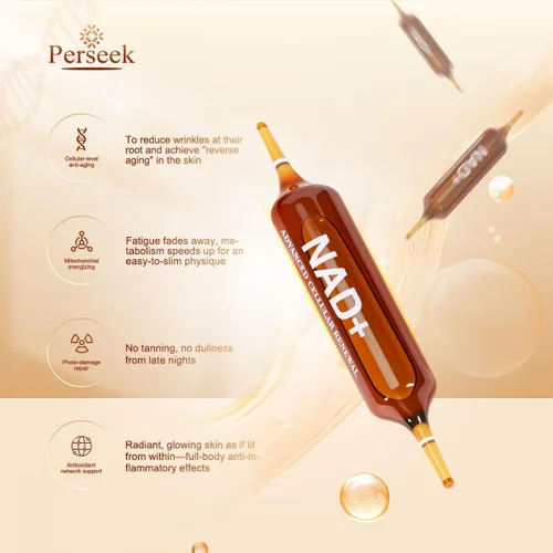 Miniatura 2 de Suplemento líquido NAD+ de 1200 mg con ribósido de nicotinamida, PQQ y extracto de semilla de uva para vitalidad celular, metabolismo energético