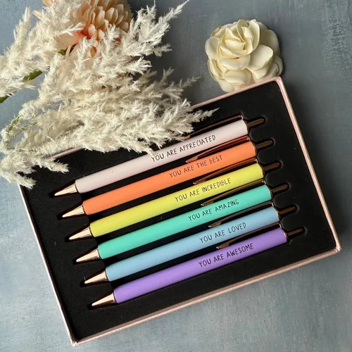 Miniatura 22 de MESMOS Paquete de 3 bolígrafos elegantes para mujer, regalos de mejor jefa para mujeres, regalo de agradecimiento al jefe, cumpleaños, día nacional