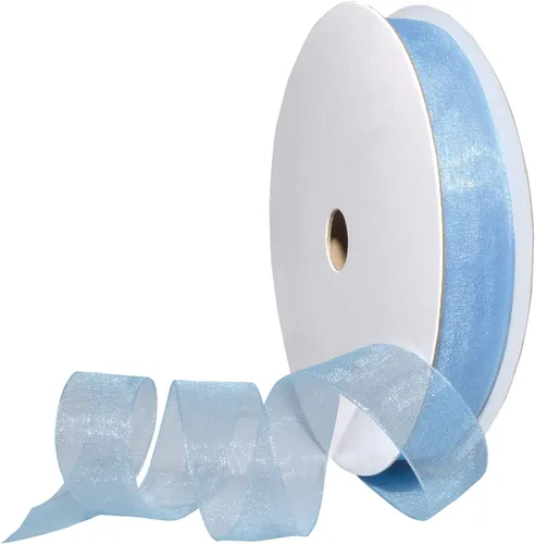 Miniatura 40 de Morex Ribbon 91803/100-609 Cinta de nailon Organdy, 5/8 pulgadas por 100 yardas, color rojo