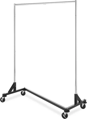 Miniatura 9 de Whitmor Perchero de ropa ajustable con ruedas cromado