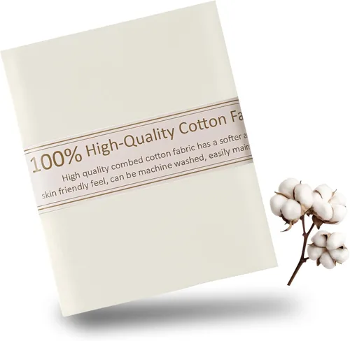 Miniatura 17 de Tela de Algodón Azul Bebé para Coser de 59 Pulgadas de Ancho, Tela de Popelina de Algodón 100% Natural por Yarda, Material de Algodón Suave