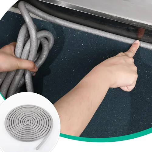 Miniatura 6 de Tondiamo Caulk Saver Varilla de Respaldo de Espuma Relleno de Huecos Cuerda de Concreto Sellador Gris Varilla de Respaldo para Cerca Pared Hueco