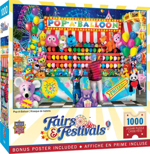 Miniatura 5 de MasterPieces All's Fair - Rompecabezas de 1000 piezas para adultos