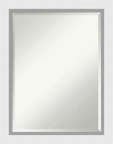 Miniatura 25 de Amanti Art Espejo de pared, espejo de marco de madera blanca lavada para decoración de pared o uso como espejo de baño para sobre el fregadero