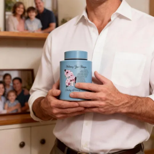 Miniatura 4 de Urnas de cremación pequeñas de hasta 60 libras para parte de cenizas adultas masculinas y femeninas, mini urna decorativa conmemorativa de recuerdo