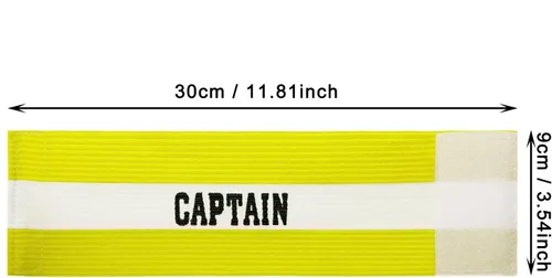 Miniatura 2 de ONLYKXY Captain Armbands - Brazalete ajustable de 3.54 x 11.81 pulgadas para fútbol, baloncesto, voleibol, equipo, competición, entrenador