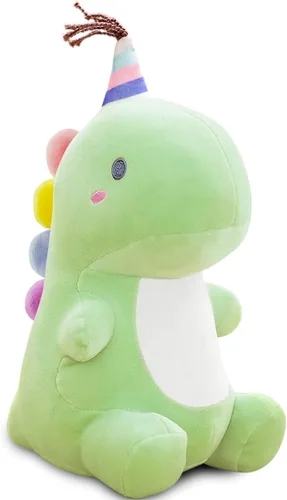 Miniatura 5 de Juguetes de peluche de dinosaurio de 10 pulgadas, lindo juguete de peluche de dinosaurios suaves, regalos para niños, niñas y adultos, regalos