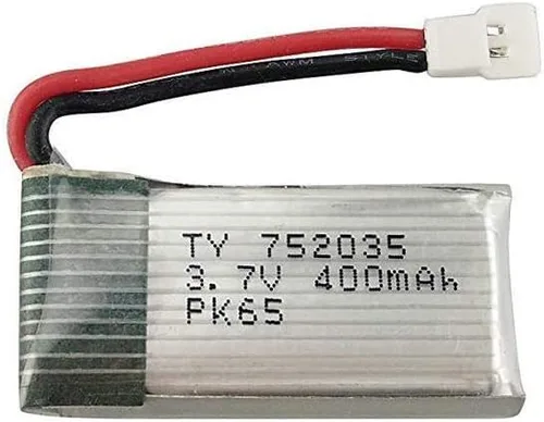 Miniatura 3 de Accessory - Batería de litio de 3.7 V 400 mAh con cargador 5 en 1 para Syma Q11 H99W JJRC H31 H6C H98 TR-C385 TR-F22 TR-P51 Drone de control remoto
