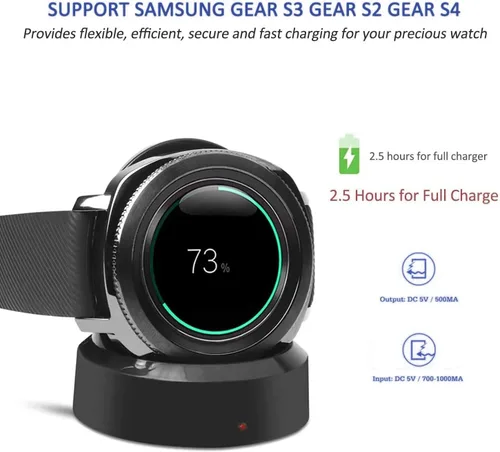 Miniatura 4 de Samsung Gear S3 - Cargador de reloj Samsung Frontier, estación de carga de reloj Samsung Frontier para Samung Gear S4 S3 S2 Frontier Classic