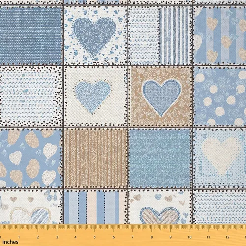 Miniatura 17 de Feelyou The Yard - Tela de flores Groovy de 1 yarda para niños de los años 70, diseño de flores hippie Groovy, tela bohemia para tapicería