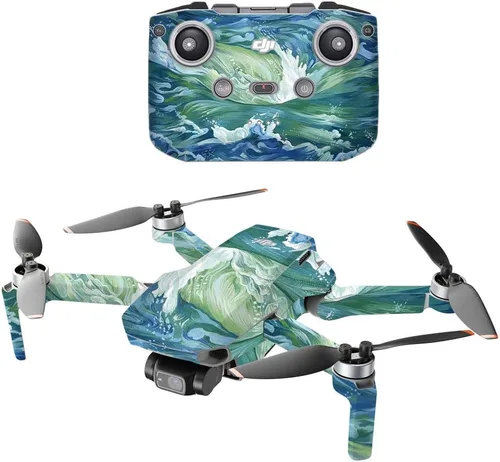 Miniatura 6 de Mighty Skins Compatible con DJI Mini 2 Dron portátil – Monsoon protector, duradero y único vinilo adhesivo cubierta fácil de aplicar, quitar