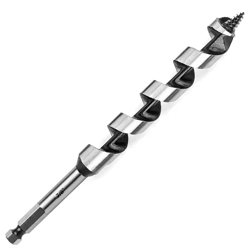 Miniatura 11 de Broca de taladro de 1-1/2 pulgadas x 9 pulgadas para madera, vástago hexagonal de 1-1/2 pulgadas, broca larga para madera suave y dura, plástico