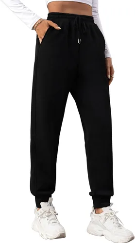 Miniatura 3 de SHENHE Pantalones deportivos elásticos de cintura alta con cordón para mujer