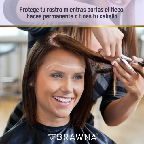 Miniatura 5 de BRAWNA Paquete de 50 viseras protectoras de ducha con bolsa de organza rosa para extensiones de pestañas, microblading, laminación de cejas, cirugía