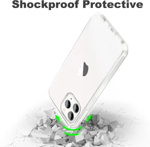 Miniatura 8 de JJGoo Funda compatible con iPhone 11 Pro, transparente, suave, a prueba de golpes, delgada, delgada, funda protectora para teléfono de 5.8 pulgadas