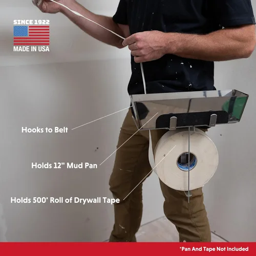 Miniatura 3 de Soporte para bandeja de barro para paneles de yeso y carrete de cinta PH12 Advance Equipment MFG Co. Ganchos a cinturón para cinta manos