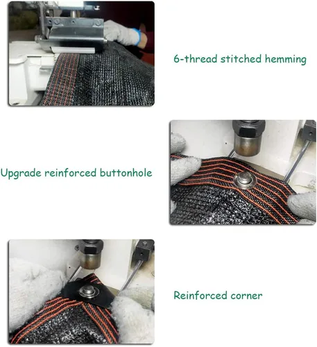 Miniatura 7 de 95% de tela para sombra transpirable, resistente a los rayos UV, tela de encriptación, para el hogar, jardín, patio, plantas, invernadero